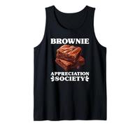 Funny Brownie Appreciation Society I Love Brownies Tank Top