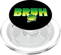 Funny Bruh Frog Humor Joke Sarcastic Cute Slang Fun Burp PopSockets PopGrip for MagSafe