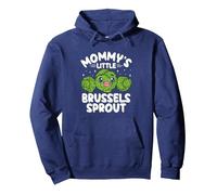 Funny Brussel Sprout Design for your Brussels Sprout Child Pullover Hoodie, Adult Unisex, Navy Blue, Large