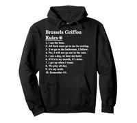 Funny Brussels Griffon Dog Rules Bruxellois Griff Pullover Hoodie