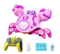 Funny Bubble Crab, Remote Procedure Crawling Toy, Electric Interactive Crab with Blowing Feature, Cute Kids Toy Figure, Playful Activity Toys with Entertaining, Outdoor Beach Toys for Children