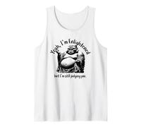 Funny Buddha Laughing Yeah I'm Enlightened Still Judging You Tank Top