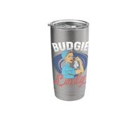 Funny Budgerigar Bird Owner Parakeet Strong Budgie Lady Stainless Steel Insulated Tumbler