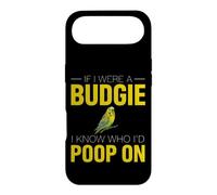 Funny Budgie Saying If Were Budgie Know Poop Case for iPhone Air
