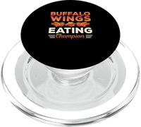 Funny Buffalo Wings Eating Champion For A Chicken Wing Lover PopSockets PopGrip for MagSafe