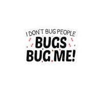 Funny Bug Lover Sticker - Entomology Humor Vinyl Decal for Insect Enthusiasts & Science Nerds (3" × 3")