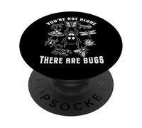 Funny Bugs Collector You're Not Alone Creepy Insect Humor PopSockets Adhesive PopGrip
