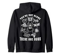 Funny Bugs Collector You're Not Alone Creepy Insect Humor Zip Hoodie