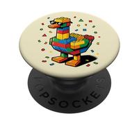 Funny Building bricks Goose Toy Brick Animal Boys Kids PopSockets Adhesive PopGrip