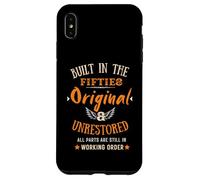 Funny Built In The Fifties Original & Unrestored 70th B-day Case for iPhone XS Max