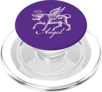 Funny Bull Angel English Text and Picture Joke PopSockets PopGrip for MagSafe