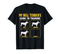 Funny bull terrier dog training guide for bull terrier mom T-Shirt