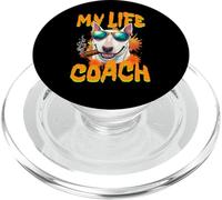 Funny Bull Terrier s Life Coach s Sarcastic Dog Owner's PopSockets PopGrip for MagSafe