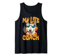 Funny Bull Terrier s Life Coach s Sarcastic Dog Owner's Tank Top