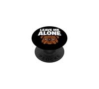 Funny Bulldog Grumpy Dog Antisocial Dont Talk To Me PopSockets Adhesive PopGrip