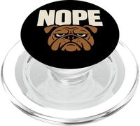 Funny Bulldog Grumpy Dog Antisocial Dont Talk To Me PopSockets PopGrip for MagSafe