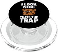 Funny Bulldog Grumpy Dog Antisocial Dont Talk To Me PopSockets PopGrip for MagSafe