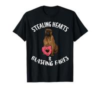 Funny Bullmastiff Steal The Heart T-Shirt