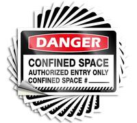 Funny Bumper Stickers Danger Confined Space Authorized Entry Only Confined Space Stickers 10Pcs Naughty Stickers for Adults Biker Helmet Stickers(12X18CM)