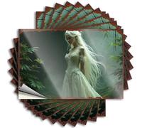 Funny Bumper Stickers Enchanted Forest Bride: A Mystical Fantasy Portrait Stickers 10Pcs Brand Stickers Car Stickers(8X12CM)