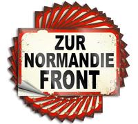 Funny Bumper Stickers for Adults Exploring The Normandy Front: A Historical Journey Stickers 10Pcs Funny Stickers for Cars(12X18CM)