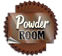 Funny Bumper Stickers for Adults Exploring The Powder Room: A Cozy Retreat Stickers 10Pcs Funny Stickers for Cars(12X18CM)