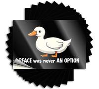 Funny Bumper Stickers for Adults Peaceland: The Duck's Quest for Harmony Stickers 10Pcs Girl Car Stickers Love Stickers(8X12CM)