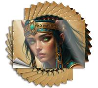 Funny Bumper Stickers Queen of The Nile: A Mysterious Pharaoh'S Tale Stickers 10Pcs Car Stickers for Women Funny Stickers for Cars(12X18CM)