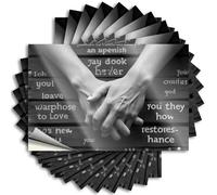 Funny Bumper Stickers Restoration of Love and Hope Stickers 10Pcs Car Stickers for Women Funny Stickers for Cars(6X9CM)
