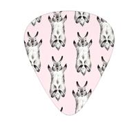 Funny Bunny Acoustic GuitarGuitar Picks 12 Pcs, Electric Guitar Essential Thick And Thin Guitar Plectrums Students 0.46 0.96 0.71 Mm