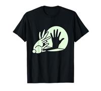 Funny Bunny Hand Shadow Puppet T-Shirt Rabbit Humor T-Shirt