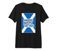 Funny Burns Supper Haggis NEEPS TATTIES Premium T-Shirt