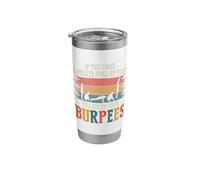 Funny Burpee Workout Design for Aerobic Workout Stainless Steel Insulated Tumbler