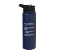 Funny Bus Driver Definition Sarcastic Dictionary Stainless Steel Insulated Water Bottle