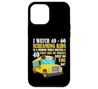 Funny Bus Driver Life Watch Screaming Kids Back To School Case for iPhone 12 Pro Max