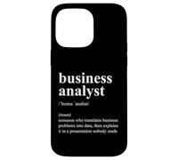 Funny Business Analyst Definition Job Description Case for iPhone 14 Pro Max