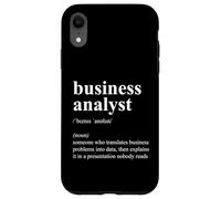 Funny Business Analyst Definition Job Description Case for iPhone XR