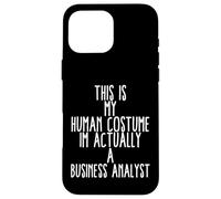 Funny Business Analyst Financial Corporate Tax Analyzing Case for iPhone 16 Pro Max