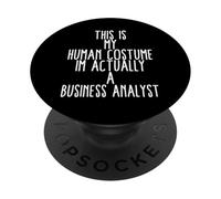 Funny Business Analyst Financial Corporate Tax Analyzing PopSockets Adhesive PopGrip