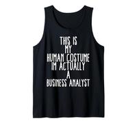 Funny Business Analyst Financial Corporate Tax Analyzing Tank Top