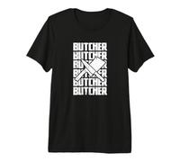 Funny Butcher Steak Lover Meat Premium T-Shirt