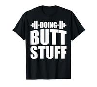 Funny Butt Gym Workout Exercise Body Building Weightlifting T-Shirt