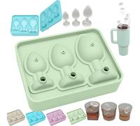 Funny Butt Plug Shaped Ice Cube Mold,Prank Ice Cube Mold,Adult Prank Bachelor Bachelorette Party Ice Cube Molds,Novelty Silicone Prank Anal Plug Ice Cube Mold Tray for Bar,Cocktails,Whiskey,Coffee