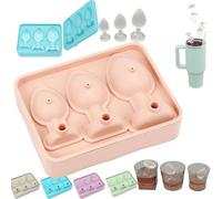 Funny Butt Plug Shaped Ice Cube Mold,Prank Ice Cube Mold,Adult Prank Bachelor Bachelorette Party Ice Cube Molds,Novelty Silicone Prank Anal Plug Ice Cube Mold Tray for Bar,Cocktails,Whiskey,Coffee