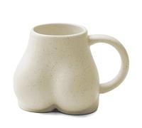 Funny Butt Shaped Coffee Mug 10 oz - Novelty Tea Water Cup Ceramic Coffee Mug for Adults Creative Demitasse Cups Humorous Tumbler Funny Gifts for Women And Men