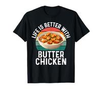 Funny Butter Chicken Food Lover T-Shirt