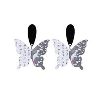 Funny Butterfly Drop Dangle Earrings Chinese Retro Statements Acrylic Butterfly Earrings Creative Colorful Insect Butterfly Earrings Jewelry for Women Girls, Acrylic, No Gemstone