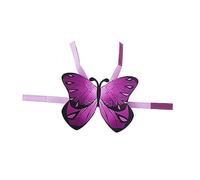 Funny Butterfly Wing Design Cat Apparel Lightweight and Costume for Parties Eye Catching Purple Outfit for Cats Halloween Costume Accessory for Pets