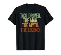 Funny Cab Taxi Gifts Taxi Driver The Man The Myth The Legend T-Shirt