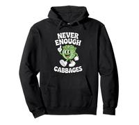 Funny Cabbage or Cabbages Retro Pullover Hoodie